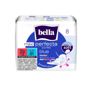 Bella Podpaski Perfecta Ultra Maxi Blue 8szt. - Podpaski - miniaturka - grafika 1