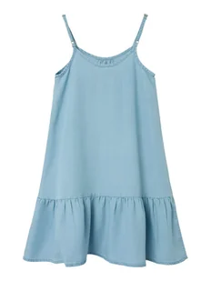 NAME IT Sukienka letnia Malia 13240271 Niebieski Loose Fit - Sukienki i spódniczki dla dziewczynek - miniaturka - grafika 1