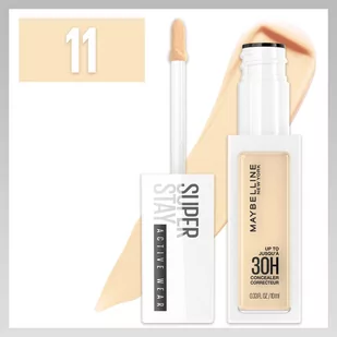 Maybelline SUPER STAY ACTIVE WEAR Korekor do twarzy 11 NUDE, 10 ml 3600531647933 - Korektory do twarzy - miniaturka - grafika 3