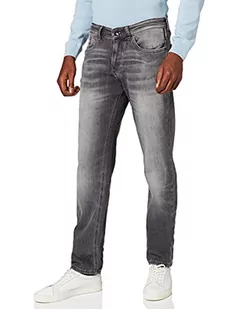 Camel Active Męskie Spodnie Slim Fit Madison, Rednio-Szary, 33W / 30L - Spodenki męskie - miniaturka - grafika 1