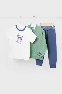 Dresy i komplety dla chłopców - Mayoral komplet niemowlęcy kolor zielony - grafika 1