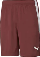 Spodnie sportowe męskie - Spodenki męskie Puma teamLIGA bordowe 704924 09 XL - miniaturka - grafika 1