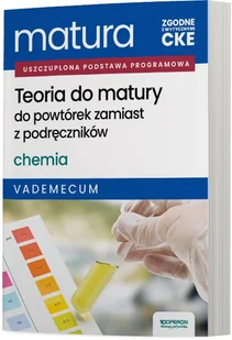 Matura 2026 Chemia Teoria do matury Vademecum Zr - Dagmara Jacewicz, Joanna Drzeżdżon - książka - Chemia - miniaturka - grafika 1