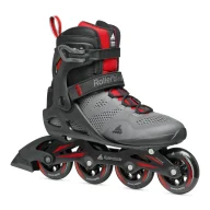 Rolki - ROLLERBLADE rolki fitness z kauczukowymi kołami macroblade szare - miniaturka - grafika 1