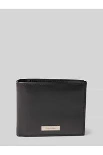 Portfel z aplikacją z logo model PLAQUE BILLFOLD - CK Calvin Klein - Portfele - miniaturka - grafika 1