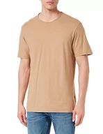 Koszulki męskie - United Colors of Benetton Koszulka męska, Beżowy 34a, XXL - miniaturka - grafika 1