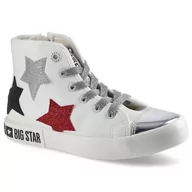 Buty dla dziewczynek - Big Star Sneakersy II374029 Biały - miniaturka - grafika 1