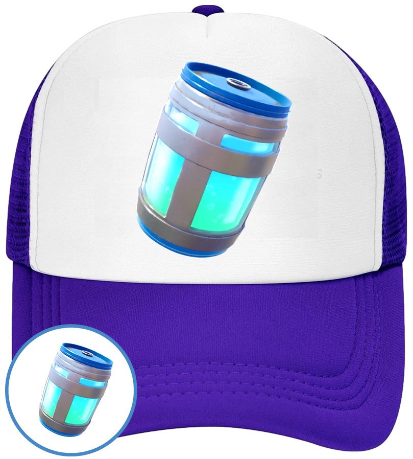 CZAPKA Z DASZKIEM FORTNITE DLA DZIECI NA LATO NIEBIESKA BEJSBOLÓWKA