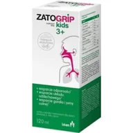 Przeziębienie i grypa - Zatogrip kids 3+, syrop o smaku malinowym, 120 ml - miniaturka - grafika 1