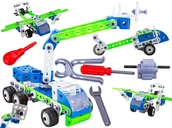 Modele do sklejania - Zestaw Majsterkowicza Klocki konstrukcyjne zabawki kreatywne ŚRUBY 18w1 - miniaturka - grafika 1