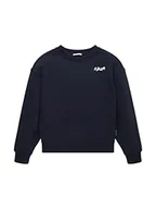 Bluzy dla dziewczynek - TOM TAILOR Dziewczęta Bluza dziecięca 1033144, 10668 - Sky Captain Blue, 140 - miniaturka - grafika 1