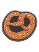 Kapcie damskie - Crocs Przypinka "Pretzel" w kolorze jasnobrązowym na buty - miniaturka - grafika 1