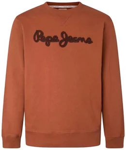 Pepe Jeans Bluza męska Ryan Crew, Brązowy (rzeźba), L - Bluzy męskie - miniaturka - grafika 1