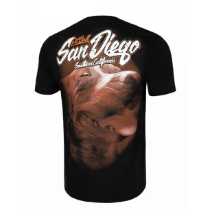 Koszulka Pit Bull 190 Regular Series San Diego Dog '23 - Czarna - Odzież taktyczna i umundurowanie - miniaturka - grafika 1