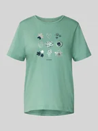 Koszulki i topy damskie - T-shirt o kroju regular fit z czystej bawełny - miniaturka - grafika 1