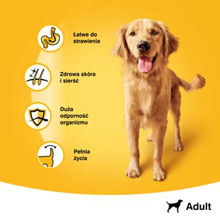 PEDIGREE Adult puszka 12x400g - mokra karma dla psów, z wołowiną w galaretce + Notes GRATIS - Mokra karma dla psów - miniaturka - grafika 7