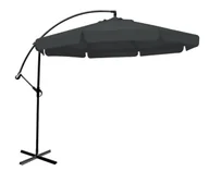 Parasole ogrodowe - GoodHome Duży parasol ogrodowy składany 350 cm Goodhome Szary - Darmowe płatności online! DP-HG300 DARK GREY - miniaturka - grafika 1
