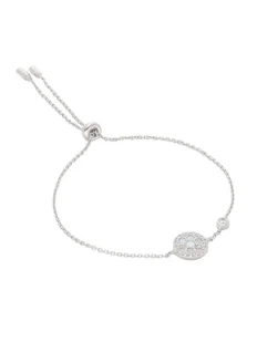 Fossil Bransoletka Glitz Extension JFS00519040 Srebrny - Bransoletki - miniaturka - grafika 1