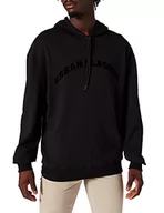 Bluzy męskie - Urban Classics Męska bluza z kapturem Gate Hoody, czarny, 5XL - miniaturka - grafika 1