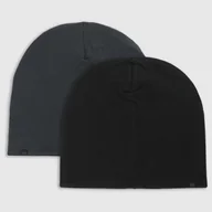 Czapki dla dzieci - Czapka Dziecięca 4F Zimowa Beanie Dwustronna Szara 4FJWSS25ACAPU505 onesize - miniaturka - grafika 1