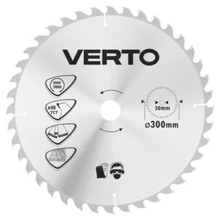 Verto Piła tarczowa 300x30mm 40Z 61H136 - Tarcze do pił - miniaturka - grafika 1