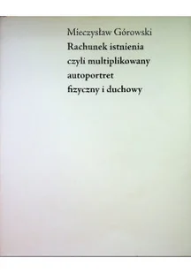 Rachunek istnienia - Książki o kulturze i sztuce - miniaturka - grafika 1