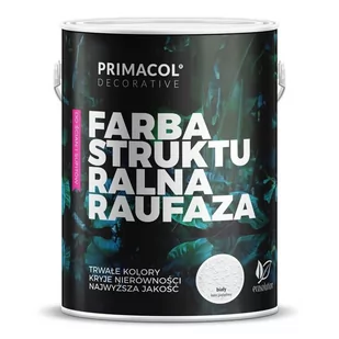 Primacol Farba strukturalna raufaza biała 5 l - Farby wewnętrzne - miniaturka - grafika 1