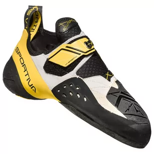 Buty wspinaczkowe La Sportiva Solution Rozmiar butów (UE): 43 / Kolor: żółty/biały - Sprzęt wspinaczkowy - miniaturka - grafika 1