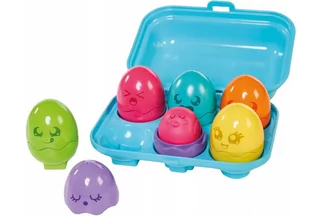 Jajeczka z dźwiękami niebieskie E73563 - Sortery dla dzieci - miniaturka - grafika 1