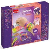 Półfabrykaty do biżuterii - Zestaw Maped Creativ do Tworzenia Bransoletek-Neon - miniaturka - grafika 1