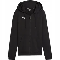 Bluzy damskie - Bluza Damska Puma Team Goal Casuals Hooded Czarna 658597 03 L - miniaturka - grafika 1