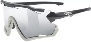 uvex uvex sportstyle 228, okulary sportowe unisex-dorosły, black sand mat/silver, one size 2816 - Okulary sportowe - miniaturka - grafika 1