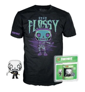 Funko Pocket Pop! & Tee, zestaw pocket box, Fortnite, Skull Trooper, XL - Figurki kolekcjonerskie - miniaturka - grafika 1