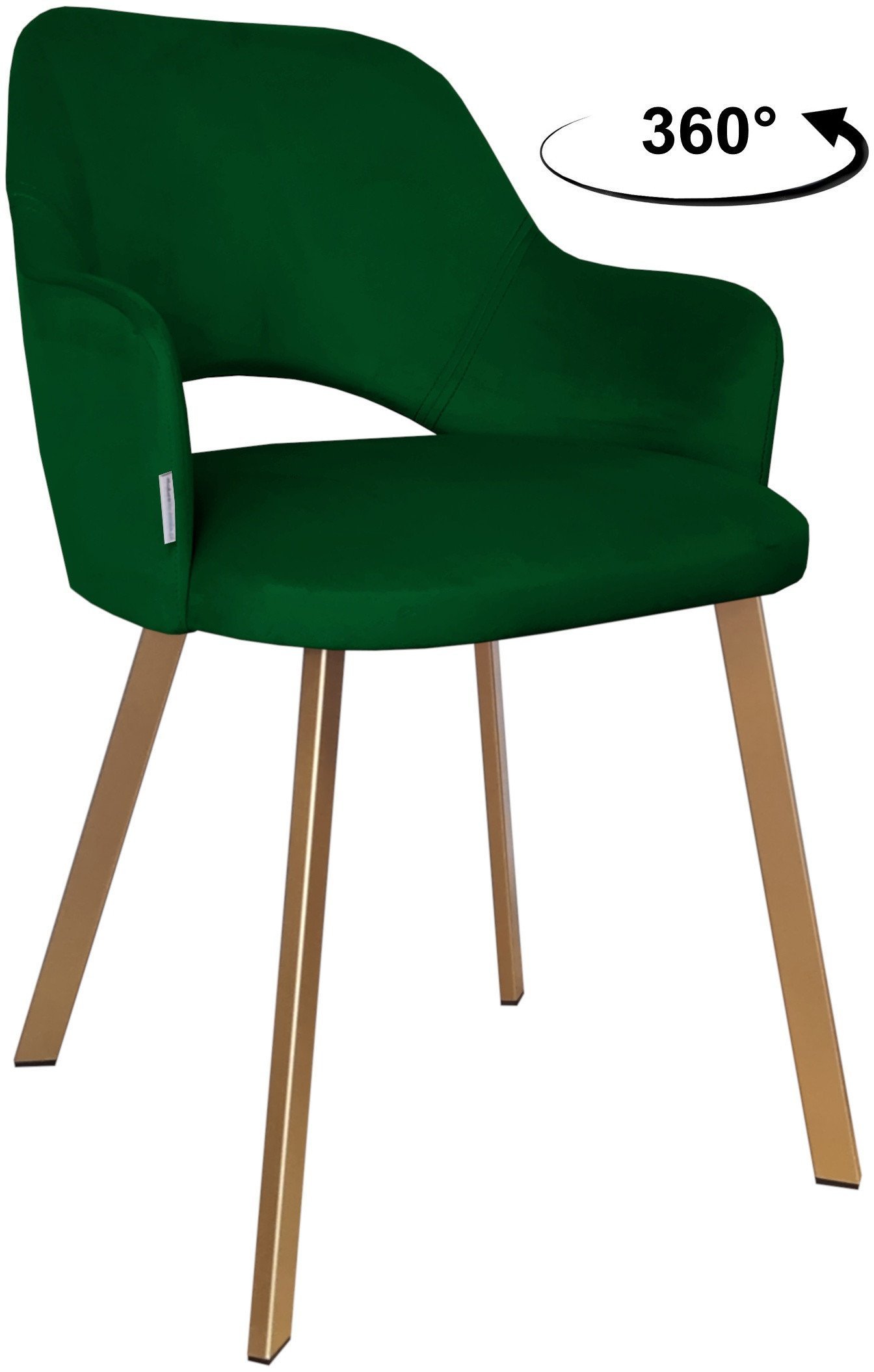 Krzesło obrotowe Milano podstawa Profil złota MG25