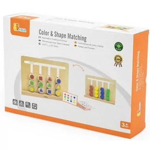 Zabawka edukacyjna VIGA Learn from Fun Dopasowanie kolorów i kształtów 44707 - Zabawki interaktywne dla dzieci - miniaturka - grafika 1