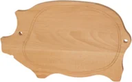 Deski do krojenia - Deska drewniana bukowa świnka - miniaturka - grafika 1