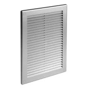 Kratki wentylacyjne - Osłona wentylacyjna 20x25 TUS satyna srebrna - miniaturka - grafika 1