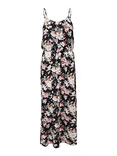 ONLY Onlwinner Sl Maxi Dress Noos WVN sukienka damska, Czarny/Aop: duży kwiat Larry, 40 - Sukienki - miniaturka - grafika 1