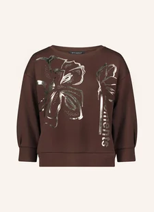 Betty Barclay Bluza Nierozpinana Z Ozdobnymi Kamykami I Rękawami 3/4 braun - Moda i Uroda OUTLET - miniaturka - grafika 1