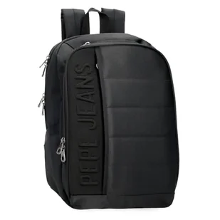 Pepe Jeans Ancor Plecak na laptopa 15,6 cala Czarny 25 x 37 x 12 cm Poliester 9,25 l by Joumma Bags, Czarny (Black), Talla única, plecak na laptopa - Torby na laptopy - miniaturka - grafika 1