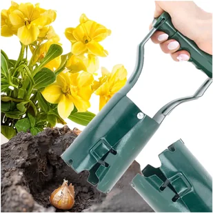 Sadzarka Z Rączką Sadzarki Ogrodowe Ręczne Do Cebulek Warzyw - Grabie i motyki - miniaturka - grafika 1