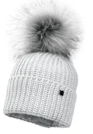 Czapki dla dzieci - Chłopięca czapka na zimę COLD z pomponem jasny popiel - miniaturka - grafika 1