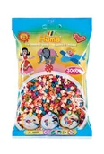 Prace ręczne dla dzieci - Hama 201-58, różne kolory mix - 3000 koralików midi - miniaturka - grafika 1