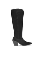 Kozaki damskie - Lasocki Kowbojki V441 Czarny - miniaturka - grafika 1