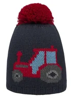 Czapeczki dla niemowląt - Döll Czapka w kolorze czerwono-czarnym - miniaturka - grafika 1