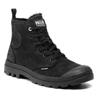 Botki damskie - Palladium Trapery Pampa Hi Zip Wl 05982-010-M All Black - miniaturka - grafika 1