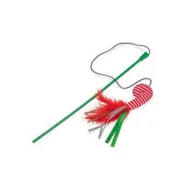 Zabawki dla kotów - Beeztees Wędka dla kota Boże Narodzenie Laska cukrowa - miniaturka - grafika 1