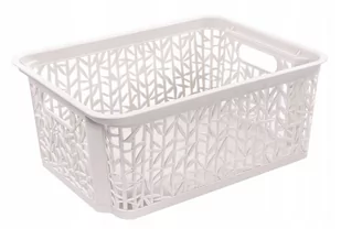 Branq DOSTAWCA Koszyk Bamboo 4 1714 Biały BRA000215 - Pojemniki kuchenne - miniaturka - grafika 1