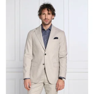 Oscar Jacobson Wełniana marynarka Ego Blazer | Slim Fit - Marynarki męskie - miniaturka - grafika 1