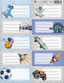 Szkolne artykuły papiernicze - Naklejki na zeszyty No Name - Chłopiec - Beniamin - miniaturka - grafika 1